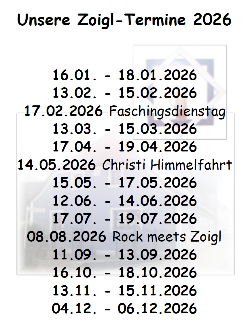 Zoigl-Kalender